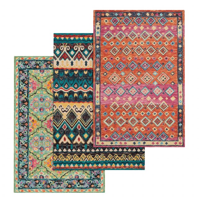 rug set 42 Modello 3D .c4d .max .obj .3ds .fbx .stl .blend