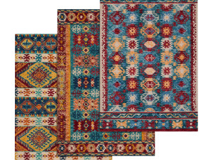 rug set 43 3D 模型