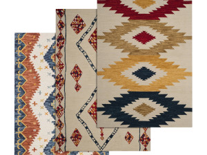 rug set 48 Modelo 3D