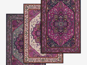 zestaw dywaników 52 Model 3D