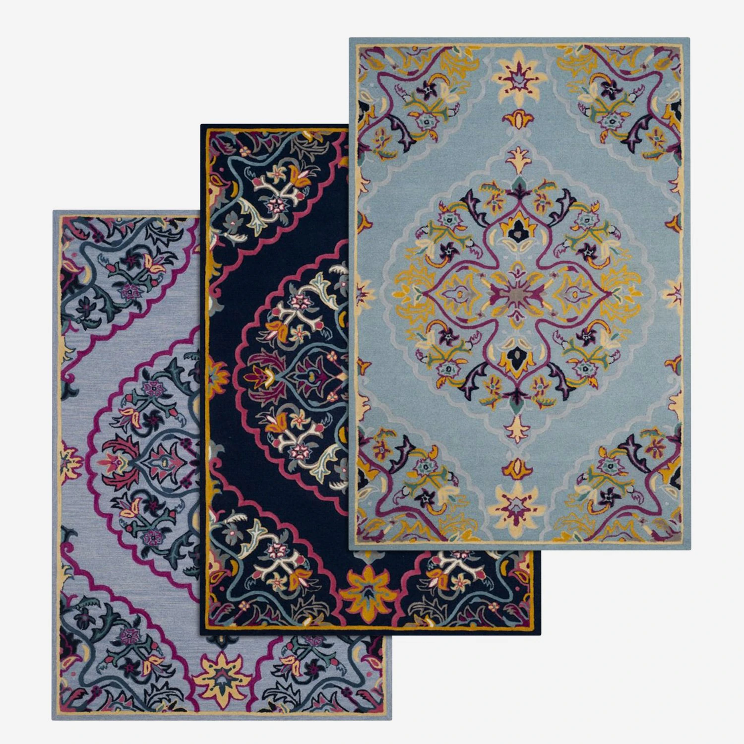 rug set 54 3D Model .c4d .max .obj .3ds .fbx .stl .blend 