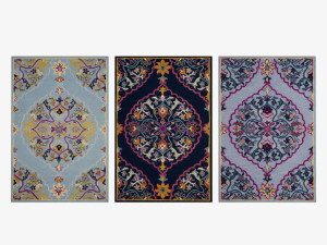rug set 54 Modello 3D