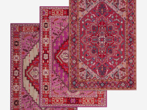 rug set 55 Modello 3D