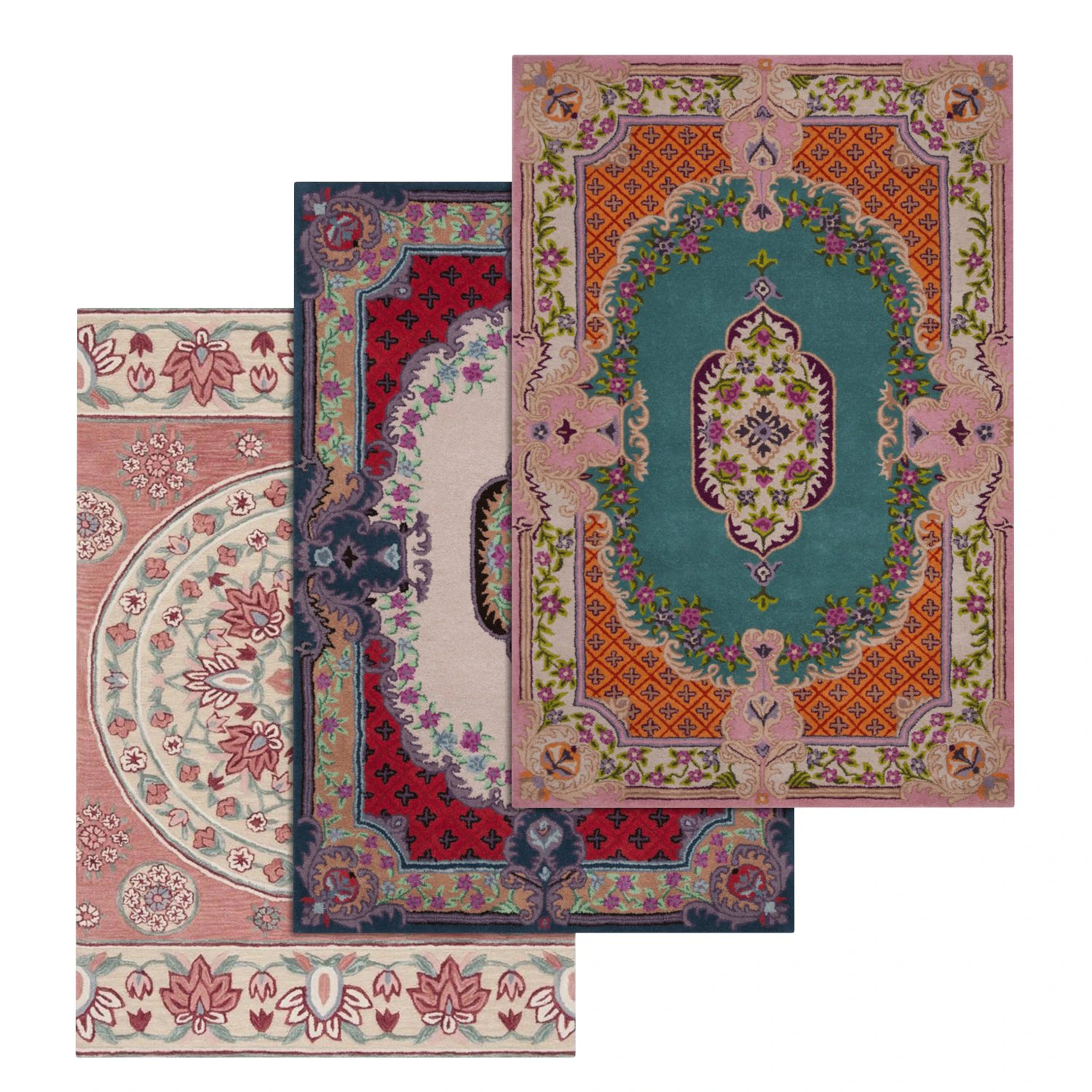 rug set 57 3D Model .c4d .max .obj .3ds .fbx .stl .blend 