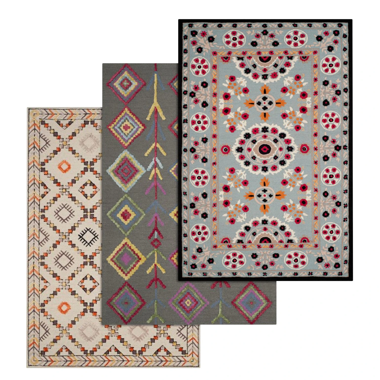 rug set 58 3D Model .c4d .max .obj .3ds .fbx .stl .blend 
