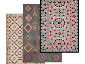 rug set 58 Modelo 3D