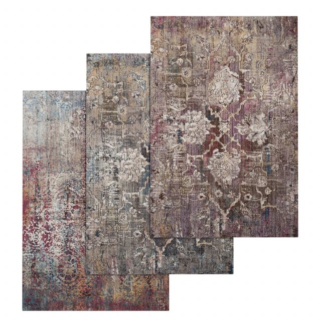 rug set 60 Modèle 3D .c4d .max .obj .3ds .fbx .stl .blend 