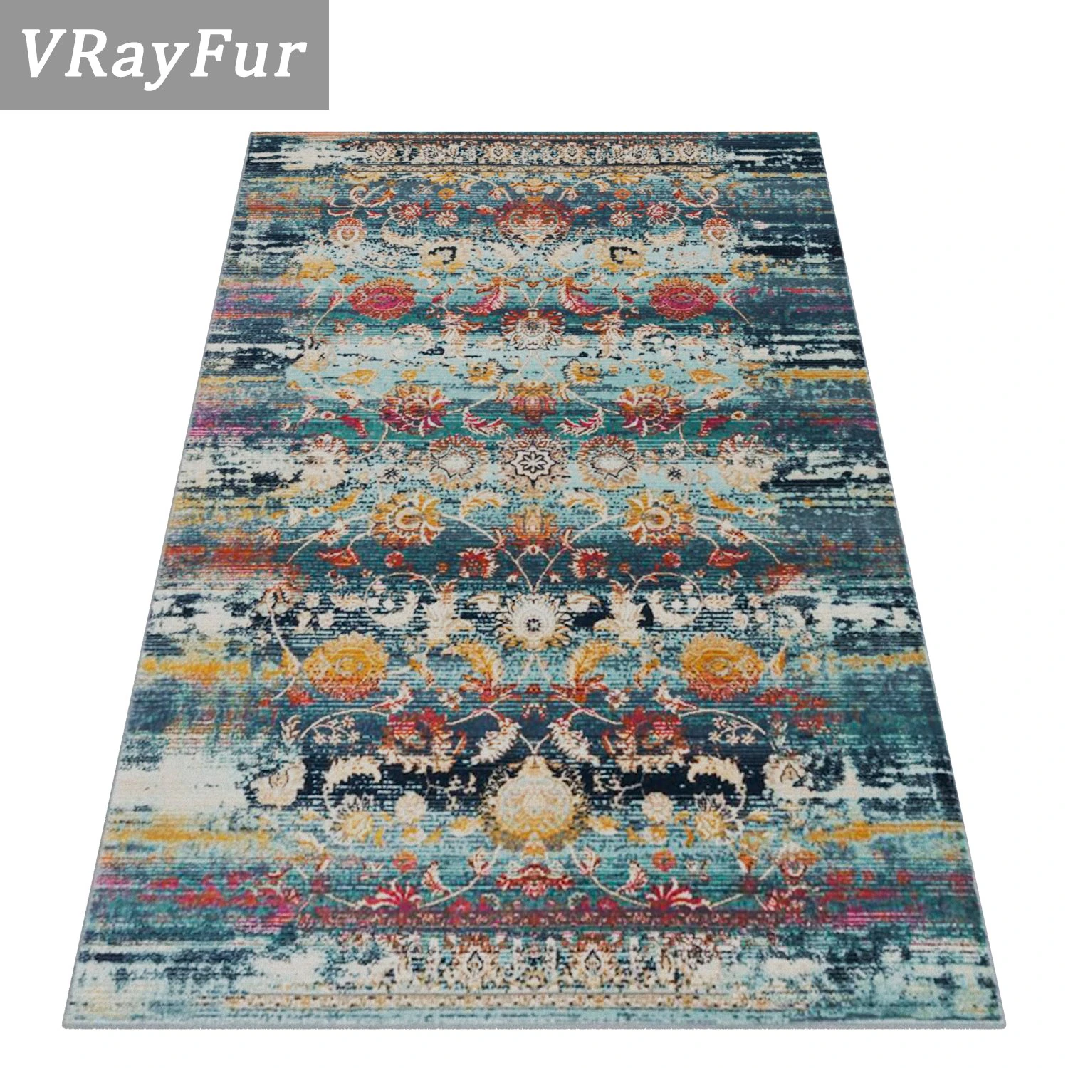 rug set 61 3D Model .c4d .max .obj .3ds .fbx .stl .blend 
