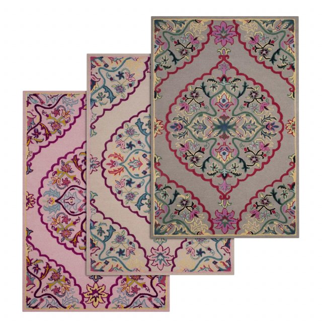 rug set 62 Model 3D .c4d .max .obj .3ds .fbx .stl .blend 