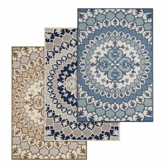 rug set 63 3D मॉडल .c4d .max .obj .3ds .fbx .stl .blend 