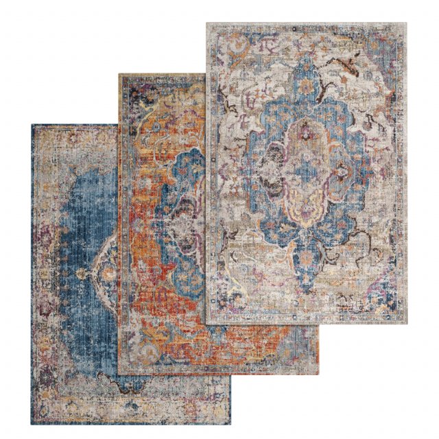 rug set 69 Modèle 3D .c4d .max .obj .3ds .fbx .stl .blend