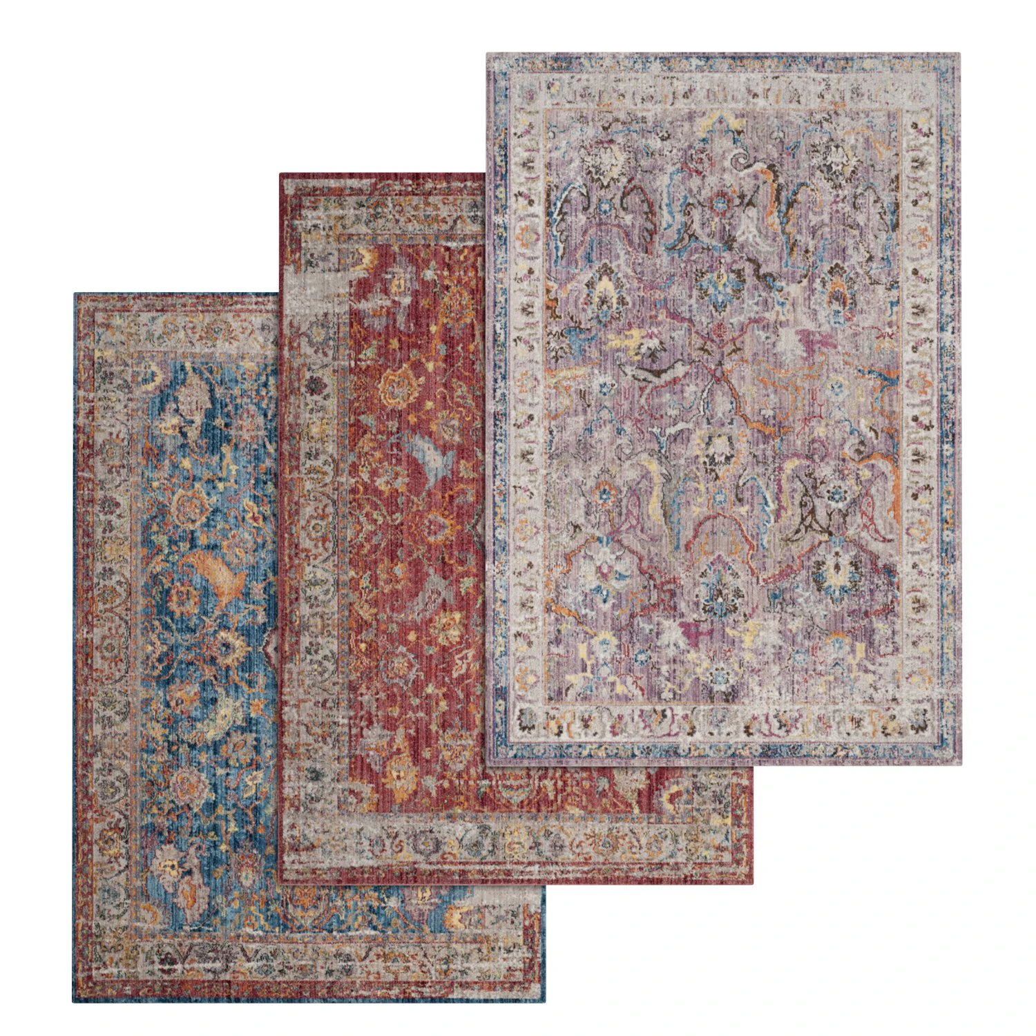 rug set 72 3D Model .c4d .max .obj .3ds .fbx .stl .blend 