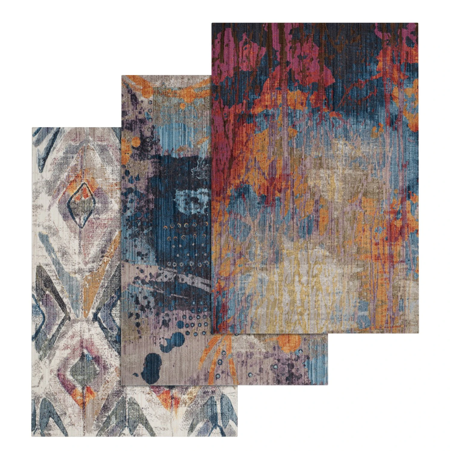 rug set 74 3D Model .c4d .max .obj .3ds .fbx .stl .blend 