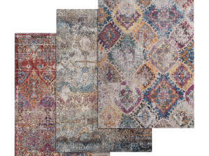 rug set 77 Model 3D
