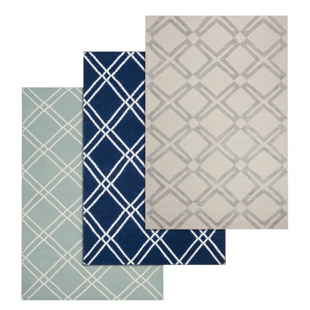 rug set 78 3D Модель .c4d .max .obj .3ds .fbx .stl .blend