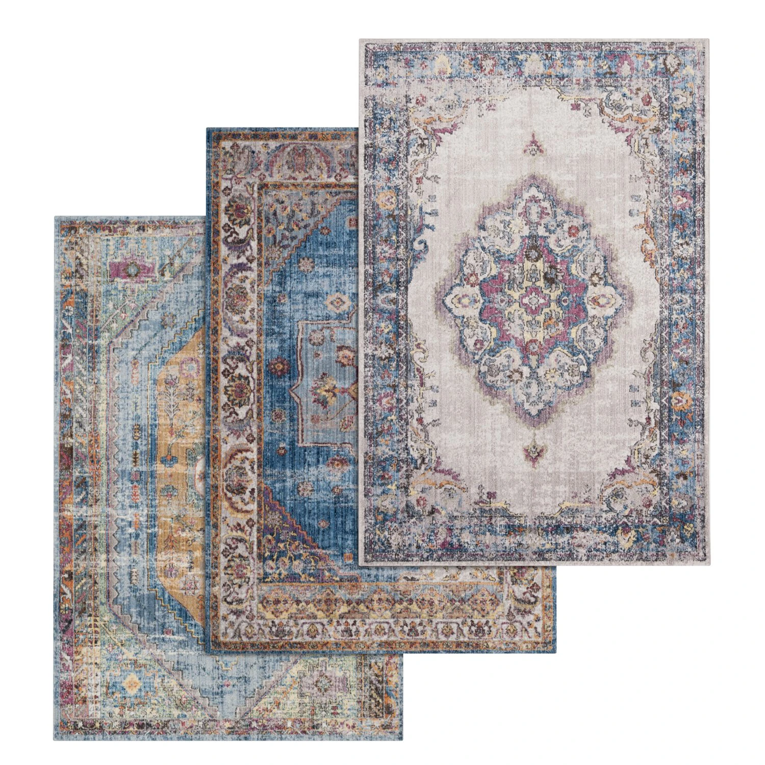 rug set 79 3D Model .c4d .max .obj .3ds .fbx .stl .blend