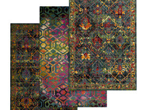 rug set 80 Model 3D