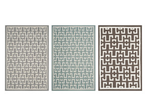 rug set 86 Modello 3D