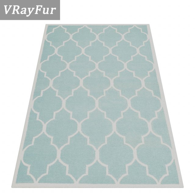 rug set 94 3D Model .c4d .max .obj .3ds .fbx .stl .blend