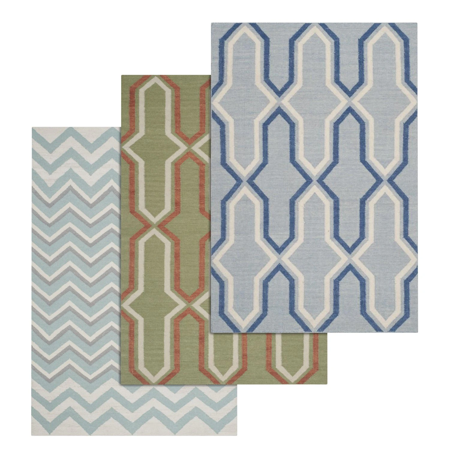 rug set 97 3D Model .c4d .max .obj .3ds .fbx .stl .blend 