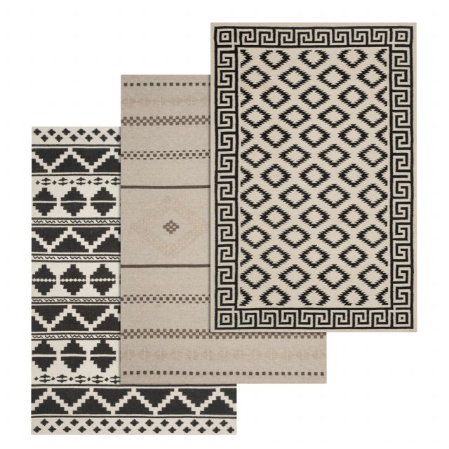 rug set 108 3Dモデル .c4d .max .obj .3ds .fbx .stl .blend 