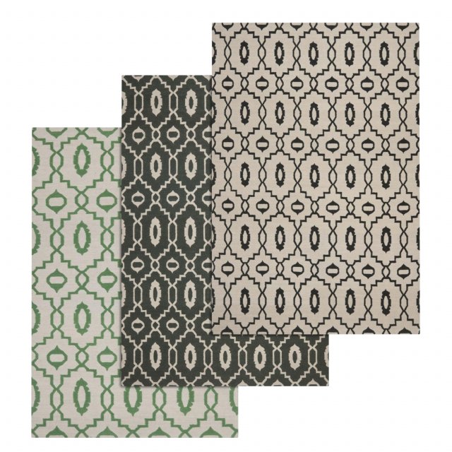 rug set 110 3D मॉडल .c4d .max .obj .3ds .fbx .stl .blend