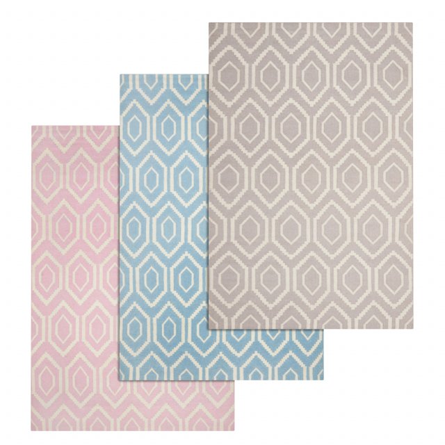 rug set 114 3D Model .c4d .max .obj .3ds .fbx .stl .blend