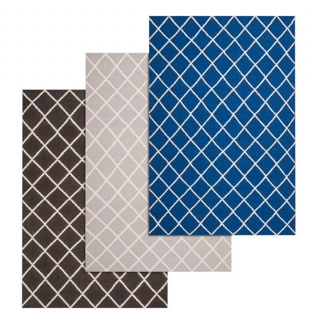 rug set 123 3D Model .c4d .max .obj .3ds .fbx .stl .blend