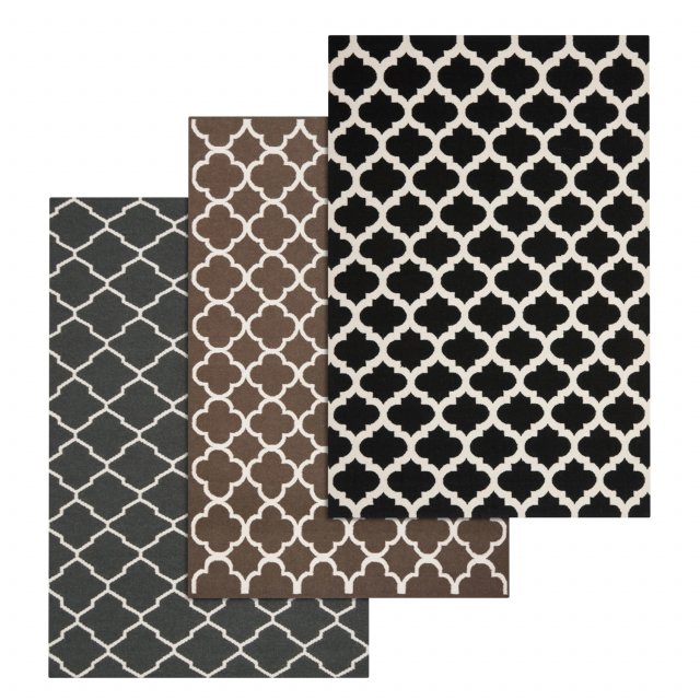rug set 127 3D 모델 .c4d .max .obj .3ds .fbx .stl .blend 