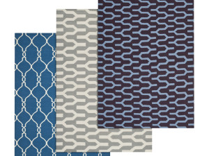 rug set 132 Modelo 3D