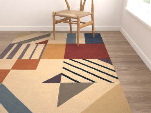rug set 134 3D मॉडल