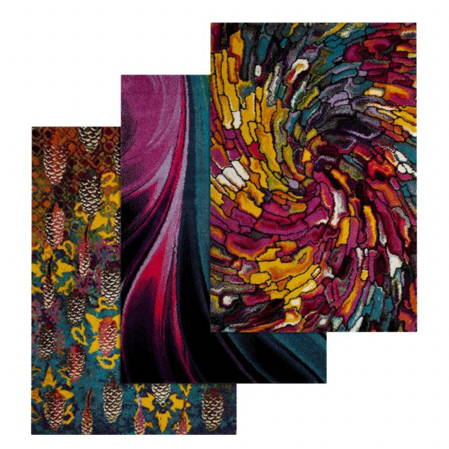 rug set 139 Model 3D .c4d .max .obj .3ds .fbx .stl .blend 
