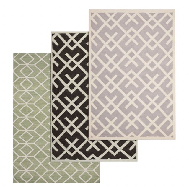 rug set 144 3D-Modell .c4d .max .obj .3ds .fbx .stl .blend 