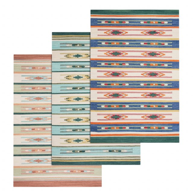 rug set 149 3D 模型 .c4d .max .obj .3ds .fbx .stl .blend 