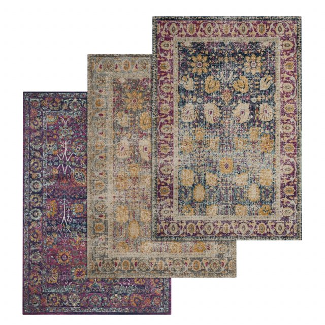 rug set 150 3Dモデル .c4d .max .obj .3ds .fbx .stl .blend 