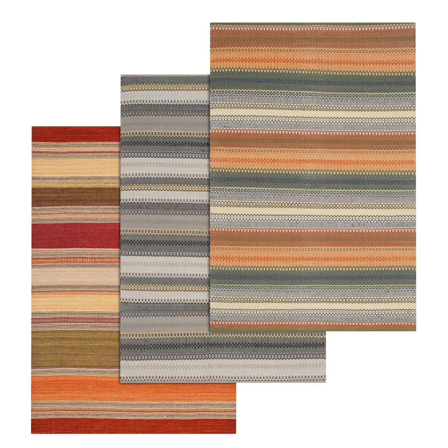 rug set 162 3D Model .c4d .max .obj .3ds .fbx .stl .blend 