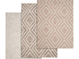 rug set 164 Modelo 3D