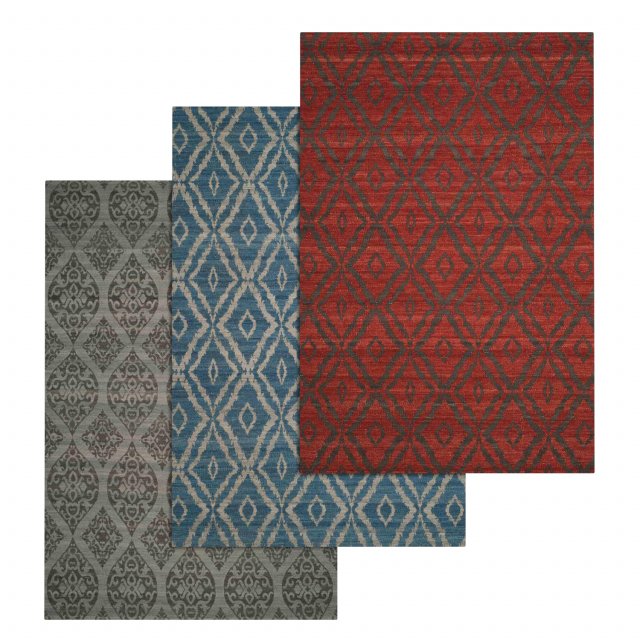 rug set 166 3Dモデル .c4d .max .obj .3ds .fbx .stl .blend 