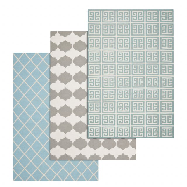rug set 167 3D 모델 .c4d .max .obj .3ds .fbx .stl .blend 