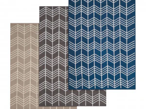 set di tappeti 169 Modello 3D