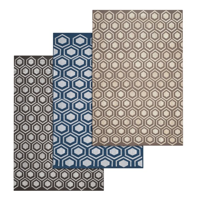 rug set 173 Modelo 3D .c4d .max .obj .3ds .fbx .stl .blend 