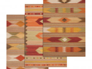 rug set 174 3D Model