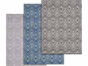 rug set 175 Modelo 3D