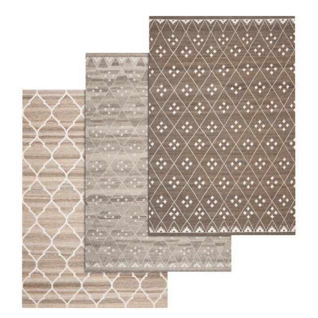 rug set 178 3D Модель .c4d .max .obj .3ds .fbx .stl .blend 