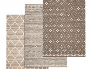 rug set 178 3D Модель