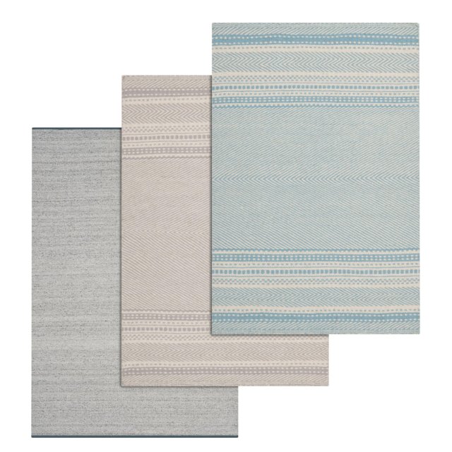 rug set 180 3D Model .c4d .max .obj .3ds .fbx .stl .blend 