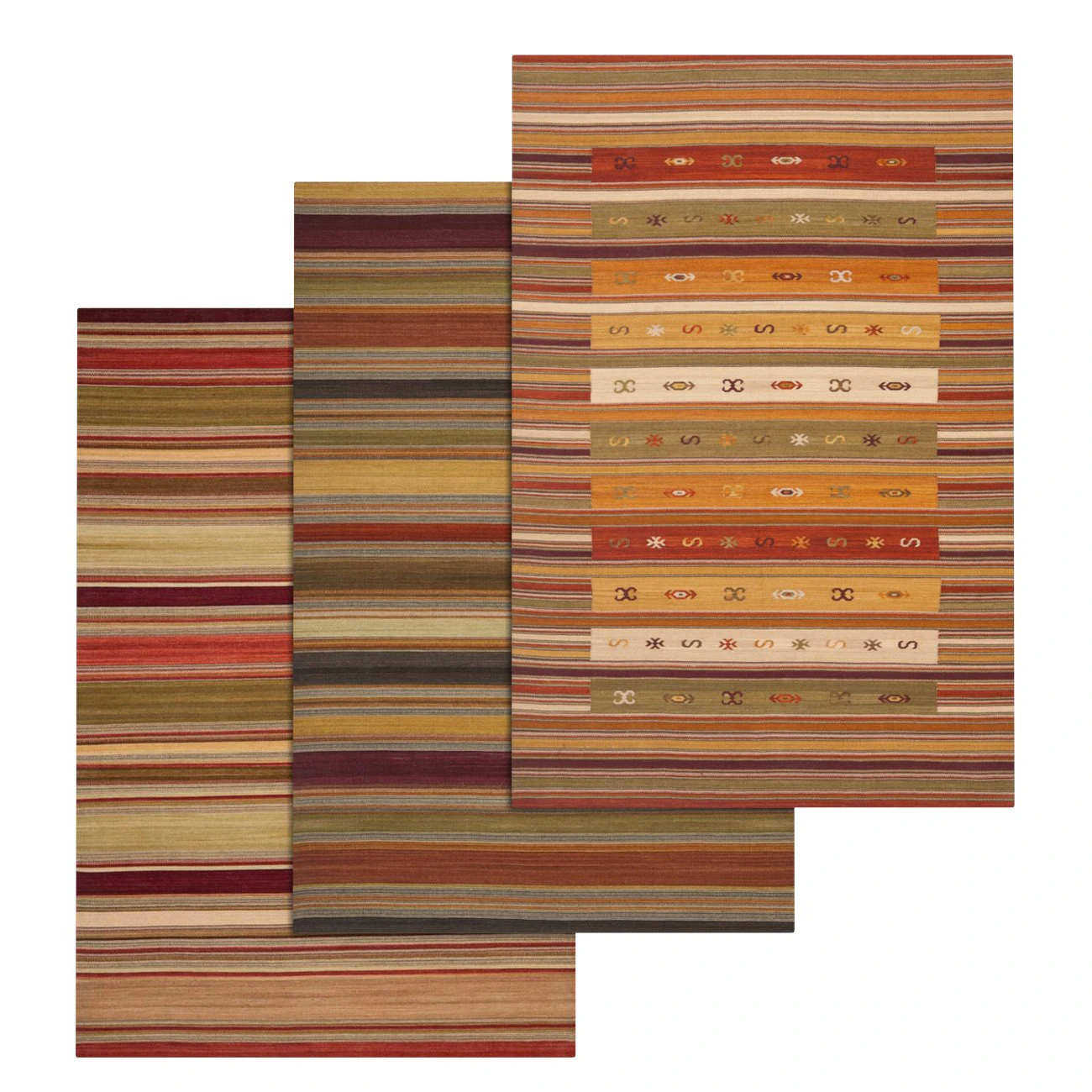 rug set 181 3D Model .c4d .max .obj .3ds .fbx .stl .blend