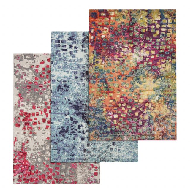 rug set 187 3Dモデル .c4d .max .obj .3ds .fbx .stl .blend 
