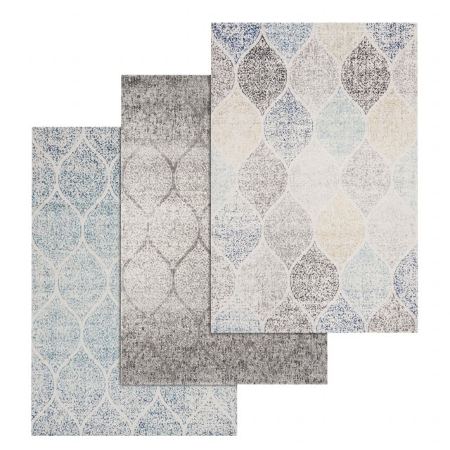 rug set 190 3Dモデル .c4d .max .obj .3ds .fbx .stl .blend 