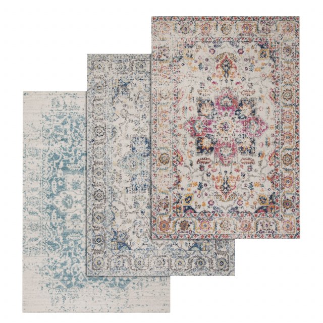 rug set 191 Modello 3D .c4d .max .obj .3ds .fbx .stl .blend 